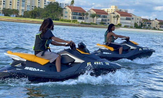 New SeaDoo 3up jet ski available Tampa Bay/Saint Petersburg (2 available)
