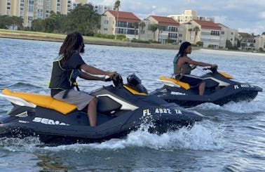 New SeaDoo 3up jet ski available Tampa Bay/Saint Petersburg (2 available)