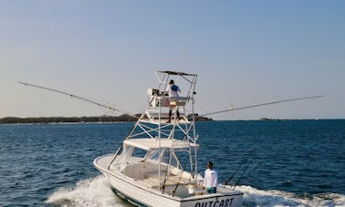 Pescador esportivo Dusky' 27' em Tamarindo, Costa Rica