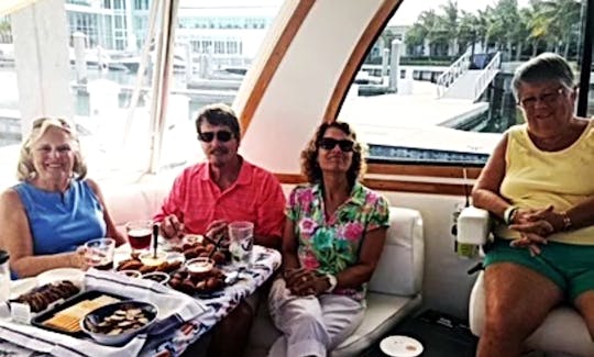 Cruise the Delta with Captain Ray! 42ft Sabre Yacht for River Tours.