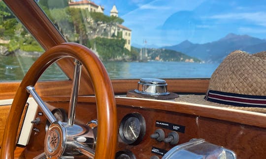 Classic Venetian Wooden Limousine with Captain