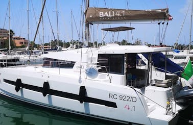 ''Negroni'' Bali 4.1 Sailing Catamaran Charter in Capo d'Orlando, Italy for AEOLIAN ISLANDS