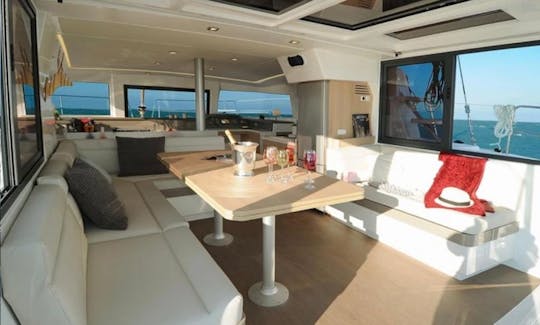 ''Negroni'' Bali 4.1 Sailing Catamaran Charter  for Aeolian Islands