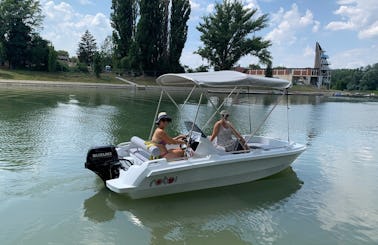 ROTO 450 Family boat DRIVE WITHOUT LICENSE in Gyor