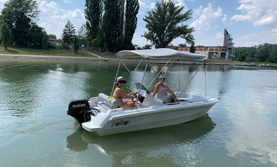 ROTO 450 Family boat DRIVE WITHOUT LICENSE in Gyor