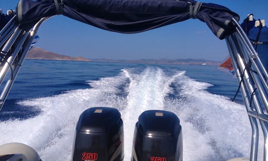 Rent 30' Capelli Tempest Rigid Inflatable Boat in Lavrio, Greece