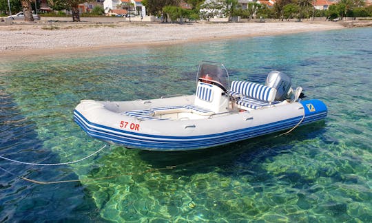 8 Person Zodiac Medline IIc Rigid Inflatable Boat for Rent in Orebić, Croatia