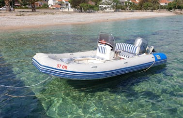 8 Person Zodiac Medline IIc Rigid Inflatable Boat for Rent in Orebić, Croatia