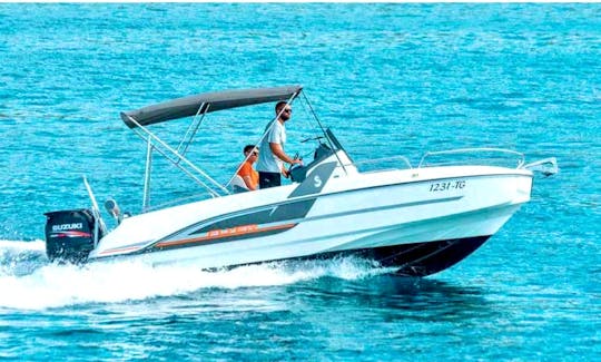Beneteau Flyer 6.6 with 150 Hp outboard motor in Trogir, Croatia