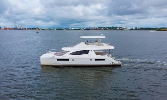 ¡Oferta de la semana! Catamarán Leopard de 51 pies en alquiler en Cartagena, Colombia.