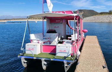 Barbie Party Boat Pontoon on Lake Pleasant!!