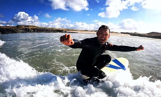 Surfeando en Ballyconneely