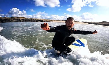 Surfando em Ballyconneely