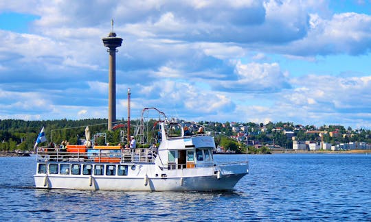 MS Nottbeck, Tampere, Finland, max 60 pax.
Lake Nasijarvi is 150 km long.