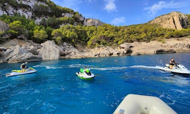 Visite guidée en jet ski à CALA AUBARCA - Durée 1h 30 min