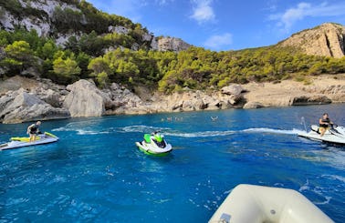 Guide Tour in Jet Ski to CALA AUBARCA - Duration 1h 30 min