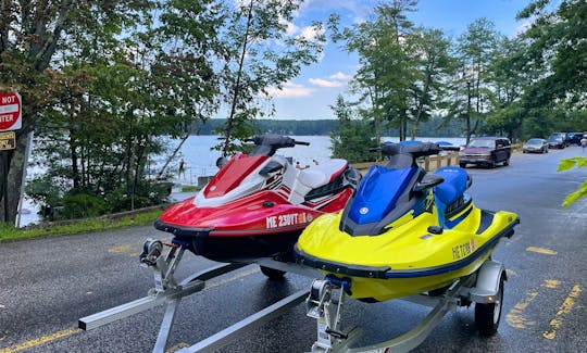 Yamaha Waverunners / Jet Skis for rent, 1-28 day terms on Little Ossipee Lake