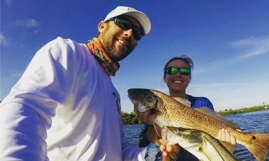 Viaje de pesca costera para 4 pescadores en Bradenton con el Capitán Alex