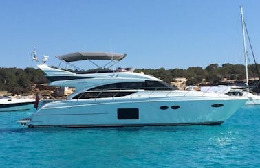 Princess 56 Power Mega Yacht  Rental in Beaulieu-sur-Mer, Provence-Alpes-Côte d'Azur.