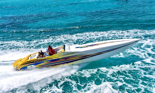 Luxurious 42 Cigarette Tiger for rent in Nassau Bahamas