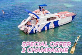 SPRING BREAK TIME🛥🔥SPICE RENT HER VIP Luxury Catamaran Party Sailing And Swimming in Punta Cana, La Altagracia Province