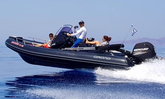 Private Cruises to the island of Dia | 19ft Grand Golden Line RIB