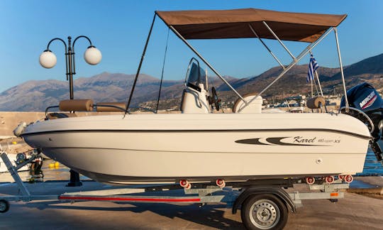 16ft Karel 4.80 boats rental - be your own captain - no license required 'ERMIS'