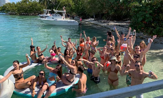  El mejor lugar para fiestas en el agua en el centro de Miami, 45 personas como máximo, con DJ Bar