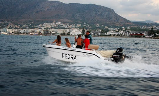 Aluguel de barcos Poseidon de 18 pés - seja seu próprio capitão 'Promitheas'