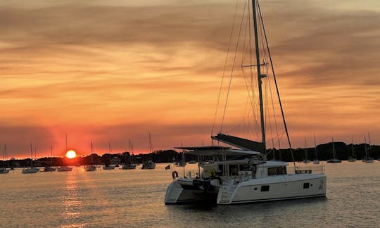 Sail into the Miami Sunset on a 42ft Catamaran