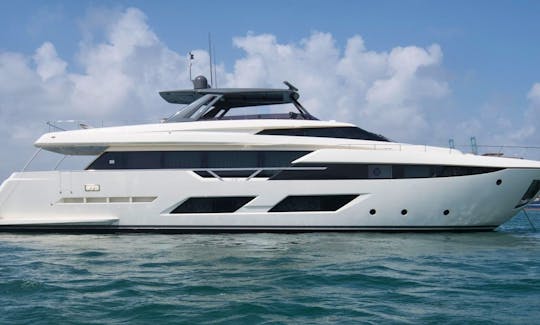 Fairline 92’ 2019 Mega Yacht Departing from Miami