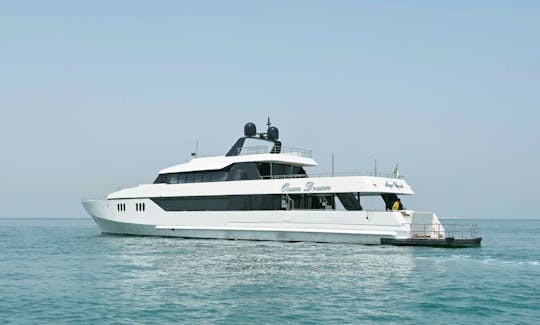 143ft Ocean Dream Mega Yacht Charter in Dubai