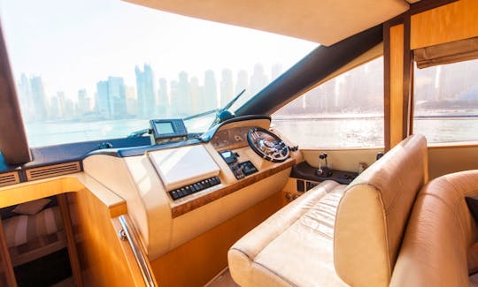 52ft Azimut Motor Yacht Charter In Dubai