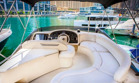 52ft Azimut Motor Yacht Charter In Dubai