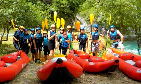 Kayaking on upper river Mreznica - Slunj, Croatia