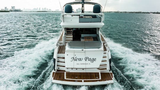 75' New Sunseeker Manhattan Mega Yacht in Miami