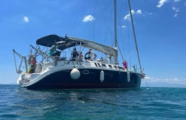 Cruise with sailboat Hunter 460