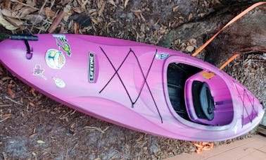 PINK & PURPLE sit in kayak- adult life jacket and paddle included