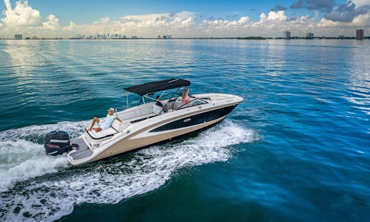 Sea Ray Sundeck 29ft sport Deck Boat up to 9 people in Miami Beach, Florida