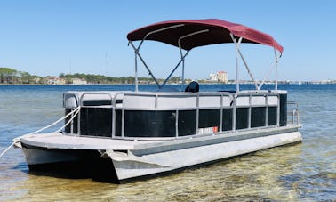 Barco flutuante divertido Avalon de 24 pés em Fort Walton Beach