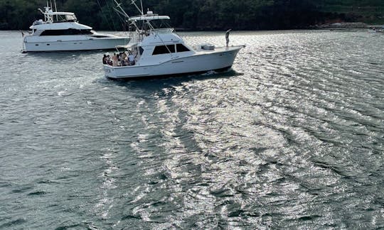 Hatteras 46' Sport Cruiser for Charter Daily Trips