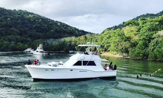 Hatteras 46' Sport Cruiser for Charter Daily Trips