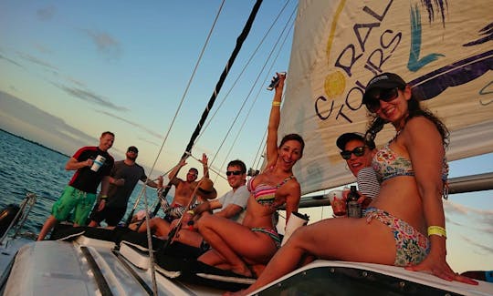 Exclusive All in 1 Shared Catamaran Tour in Belize