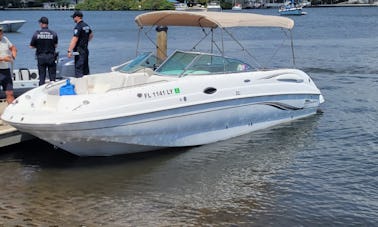 Terrasse Sea Ray de 26 pieds avec capitaine UNIQUEMENT ! CARBURANT INCLUS ! Les chiens sont les bienvenus !