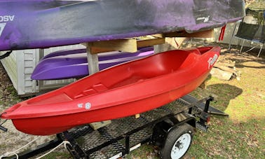 Kayak with life jackets for rent in Ocala