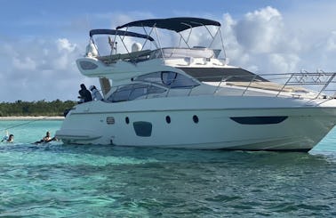 Azimut 49ft Motor Yacht Departing from Cancun - Isla Mujeres