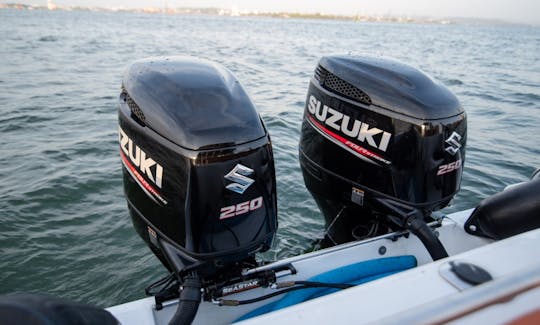 TWIN ENGINE SUZUKI 250HP