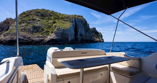 Quicksilver 875 Sundeck 2024 to cruise Ibiza and Formentera!