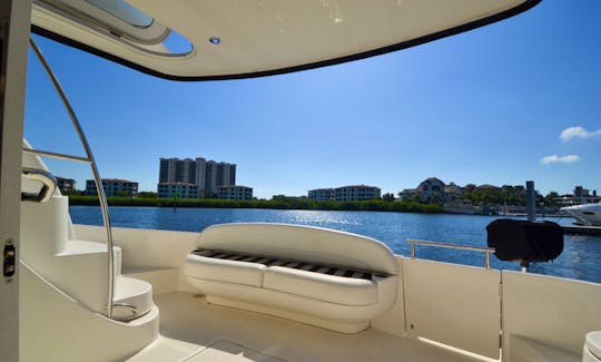 Discover Cancun's natural beauties on this amazing Meridian 40” Yacht