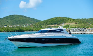 Incrível iate de luxo Princess Viking de 60 pés